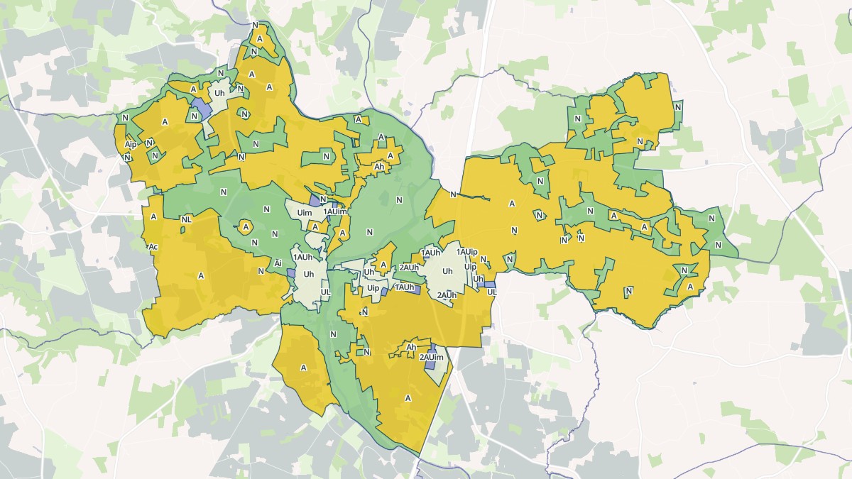 Aperçu cartographique de Val d'Oust, centré sur la commune