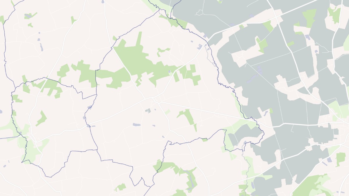 Aperçu cartographique de Saint-Brieuc-de-Mauron, centré sur la commune