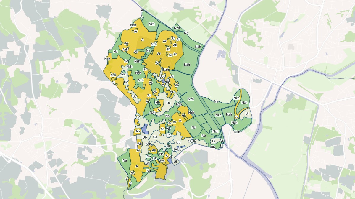 Aperçu cartographique de Saint-Jean-la-Poterie, centré sur la commune