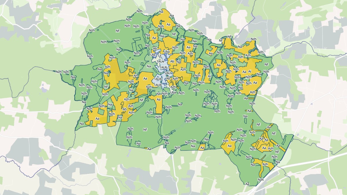 Aperçu cartographique de Trédion, centré sur la commune