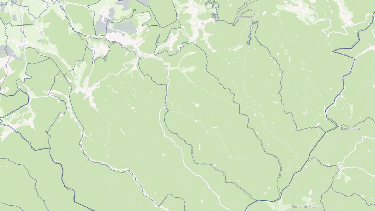 Aperçu cartographique de Abreschviller, centré sur la commune