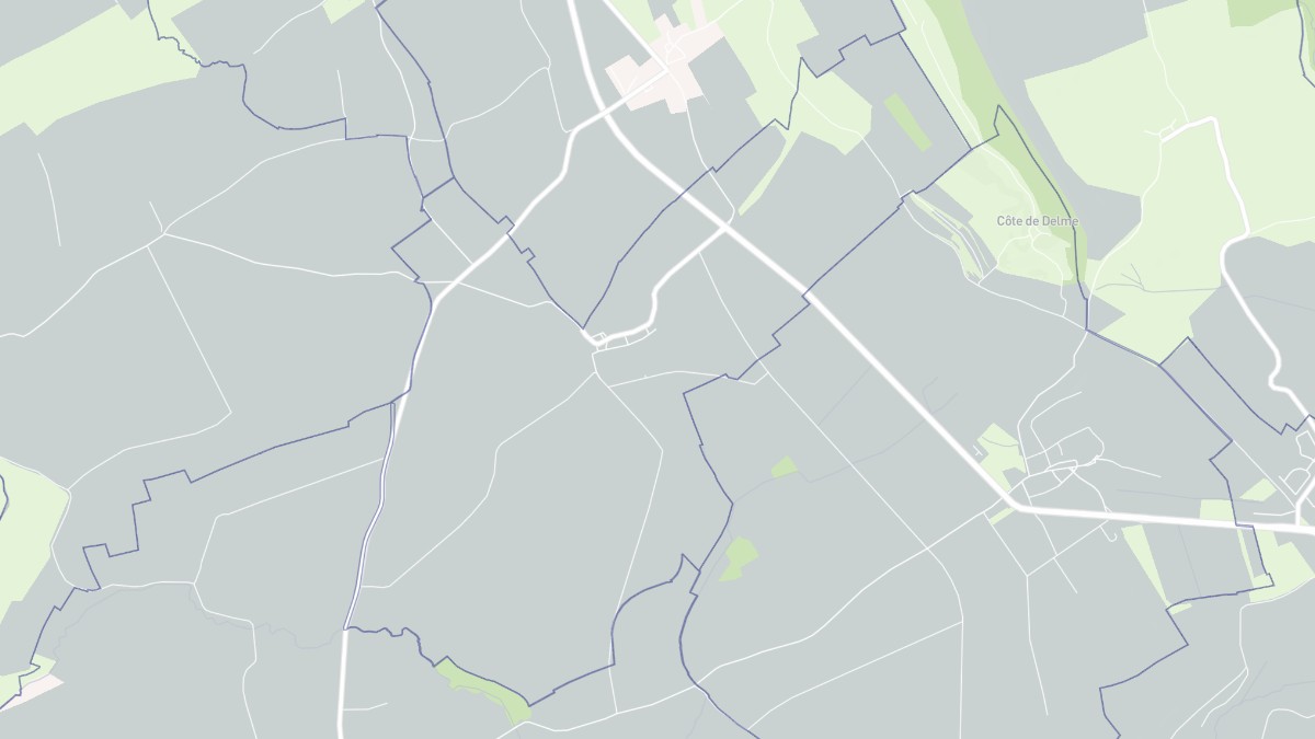 Aperçu cartographique de Alaincourt-la-Côte, centré sur la commune
