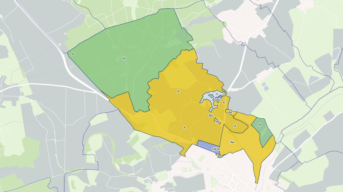 Aperçu cartographique de Amelécourt, centré sur la commune