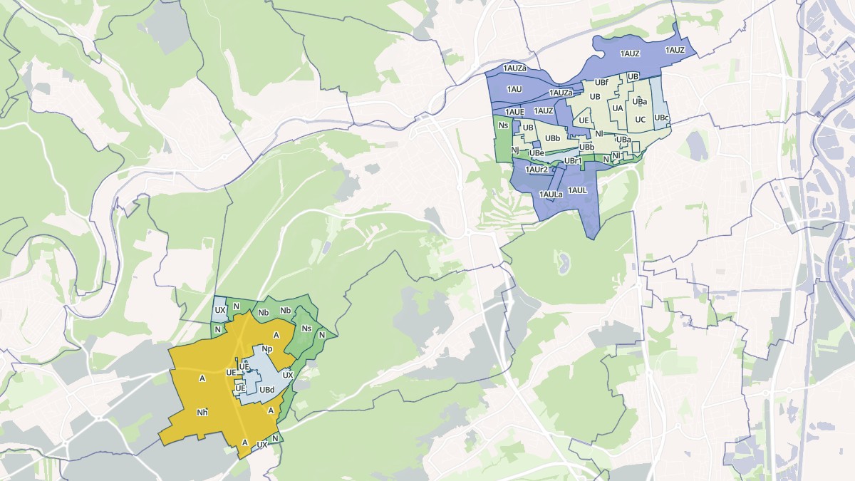 Aperçu cartographique de Amnéville, centré sur la commune