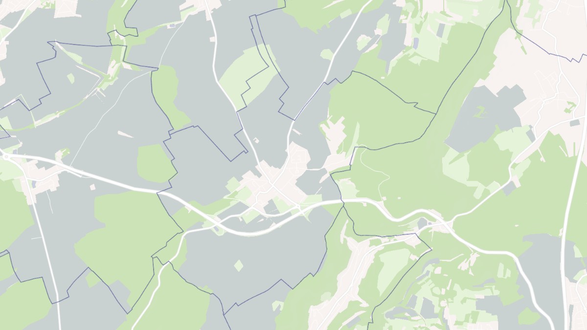 Aperçu cartographique de Angevillers, centré sur la commune