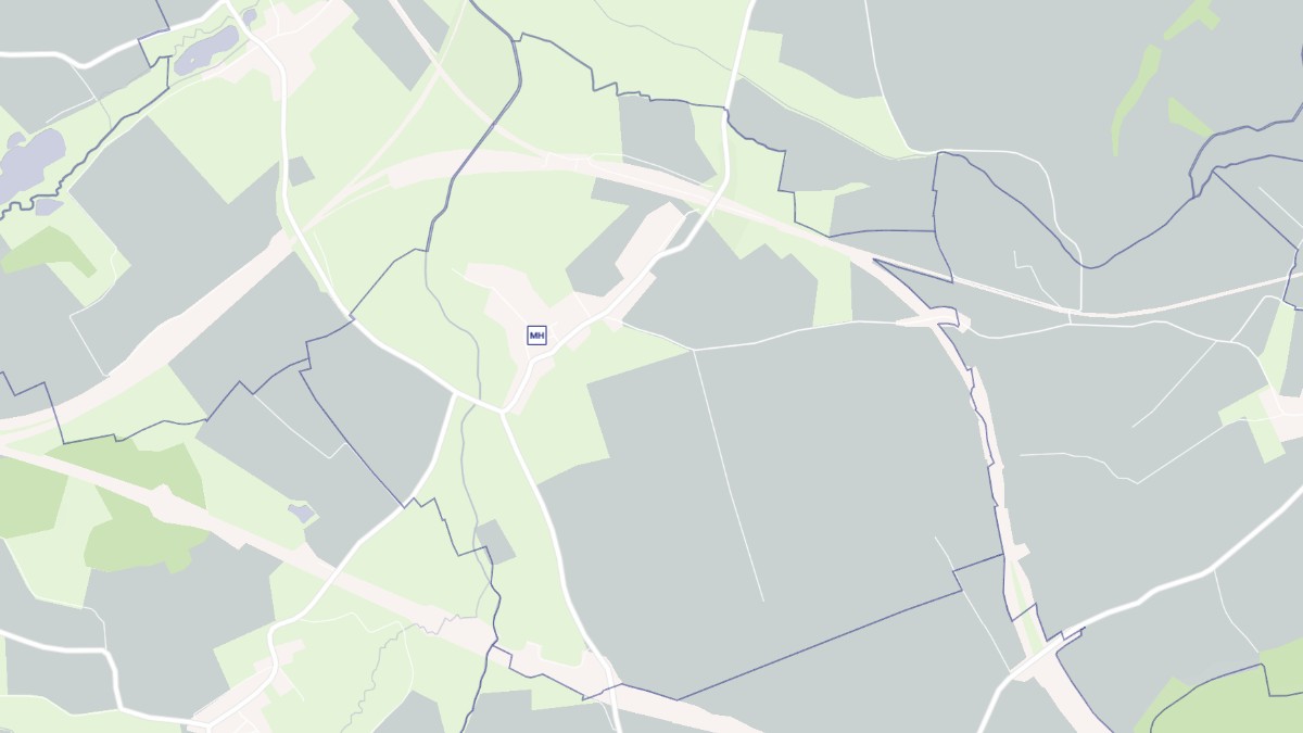 Aperçu cartographique de Baudrecourt, centré sur la commune