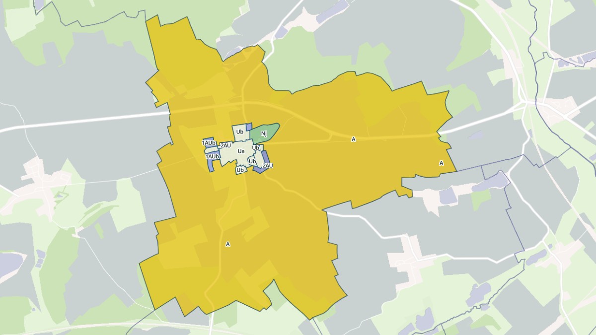 Aperçu cartographique de Béchy, centré sur la commune