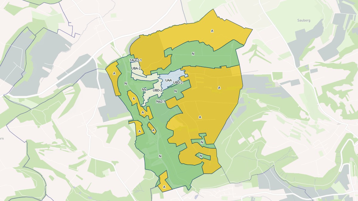 Aperçu cartographique de Berviller-en-Moselle, centré sur la commune