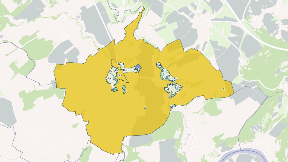 Aperçu cartographique de Beyren-lès-Sierck, centré sur la commune