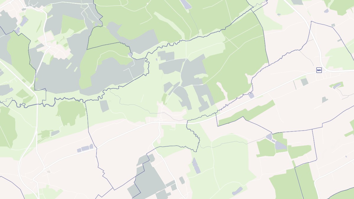 Aperçu cartographique de Biding, centré sur la commune