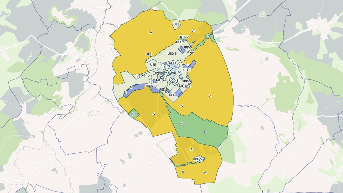 Aperçu cartographique de Boulay-Moselle, centré sur la commune