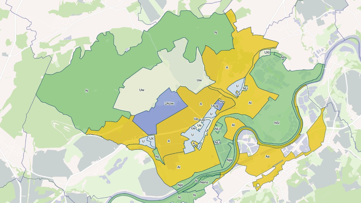 Aperçu cartographique de Cattenom, centré sur la commune