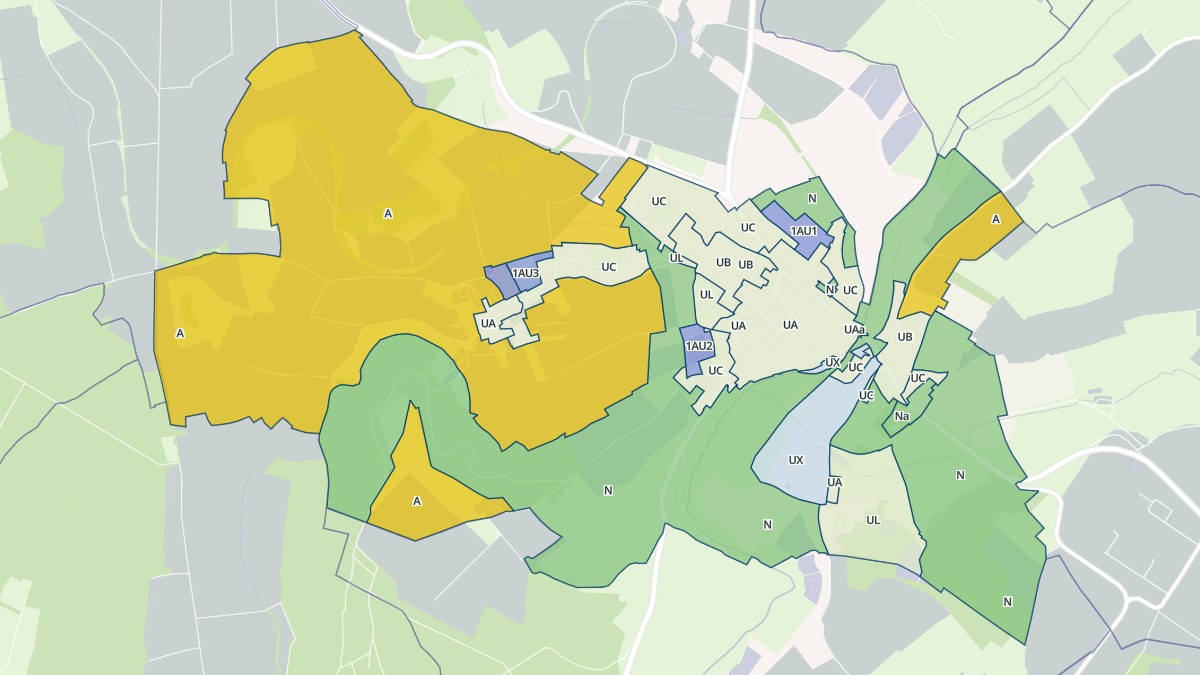 Aperçu cartographique de Château-Salins, centré sur la commune
