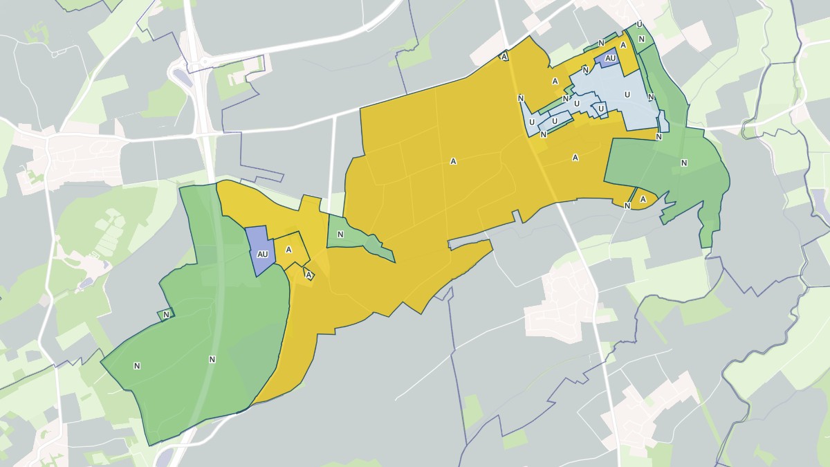 Aperçu cartographique de Coin-lès-Cuvry, centré sur la commune
