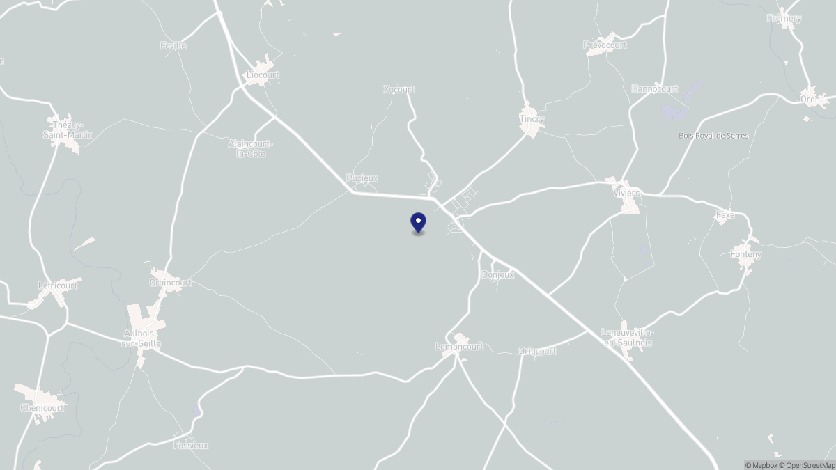 Aperçu cartographique de Delme, centré sur la commune