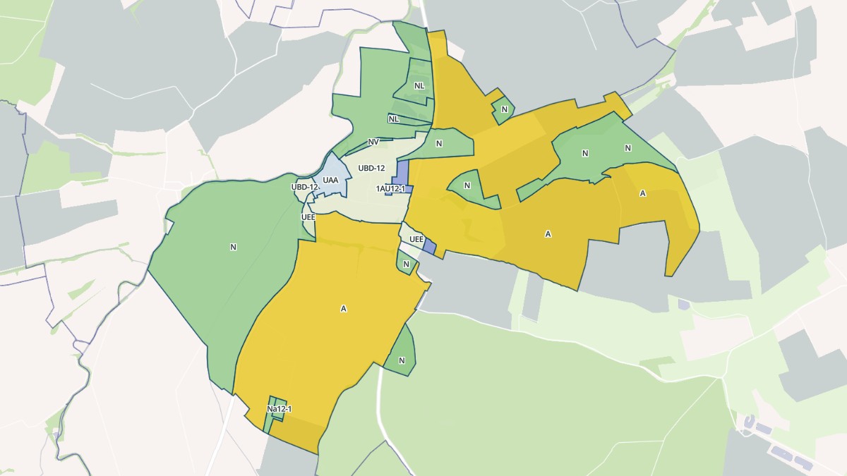 Aperçu cartographique de Éblange, centré sur la commune