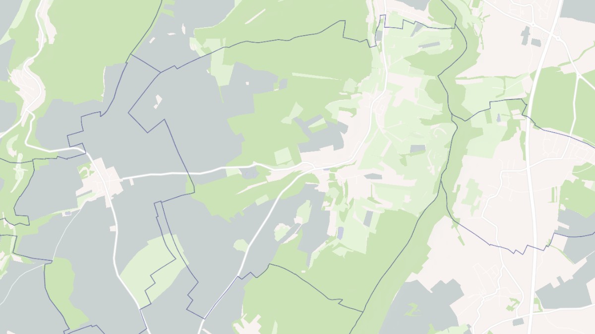 Aperçu cartographique de Escherange, centré sur la commune