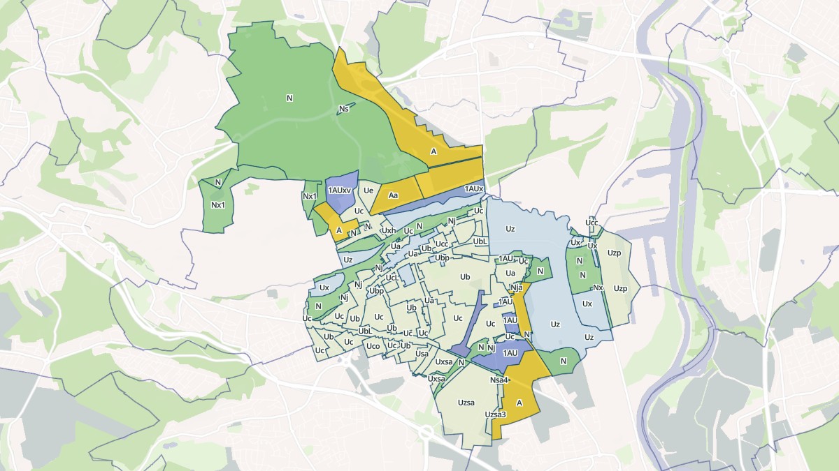 Aperçu cartographique de Florange, centré sur la commune