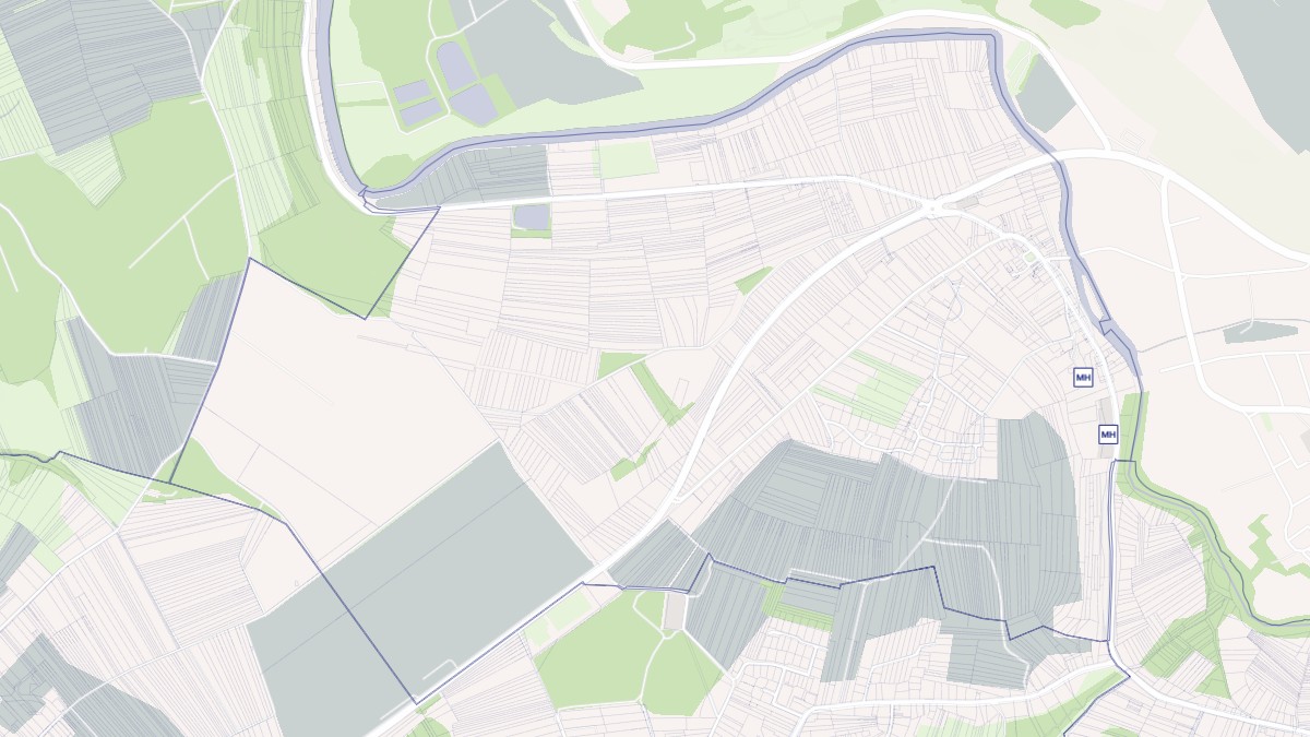 Aperçu cartographique de Frauenberg, centré sur la commune