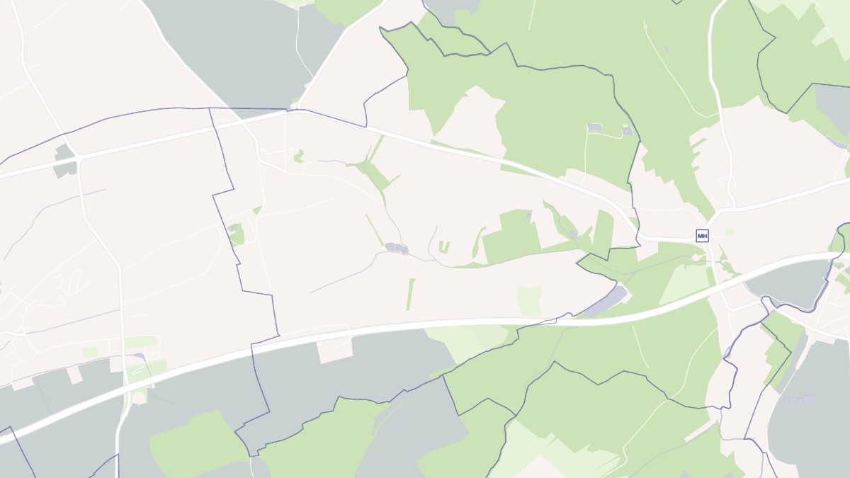 Aperçu cartographique de Glatigny, centré sur la commune