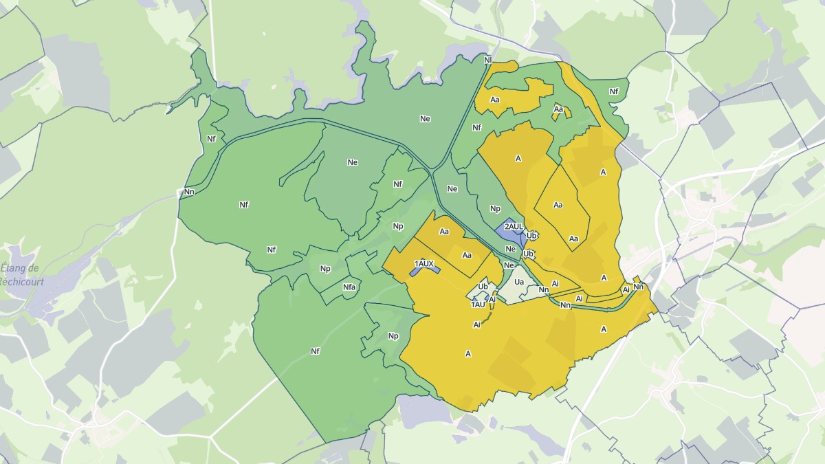 Aperçu cartographique de Gondrexange, centré sur la commune