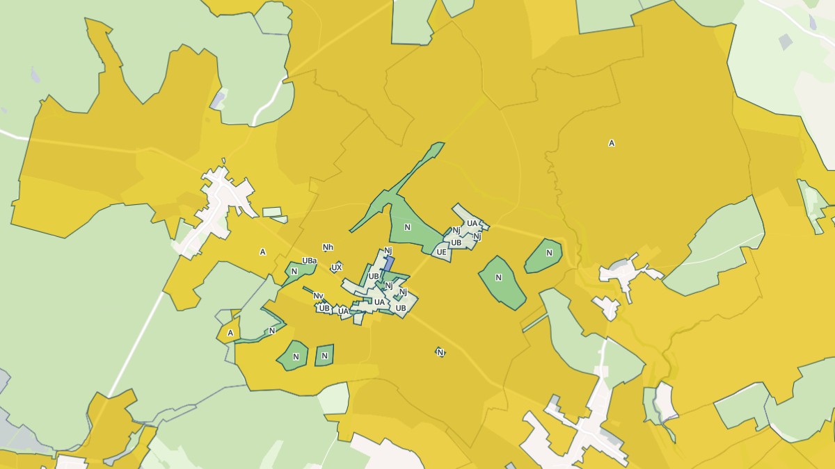 Aperçu cartographique de Grindorff-Bizing, centré sur la commune