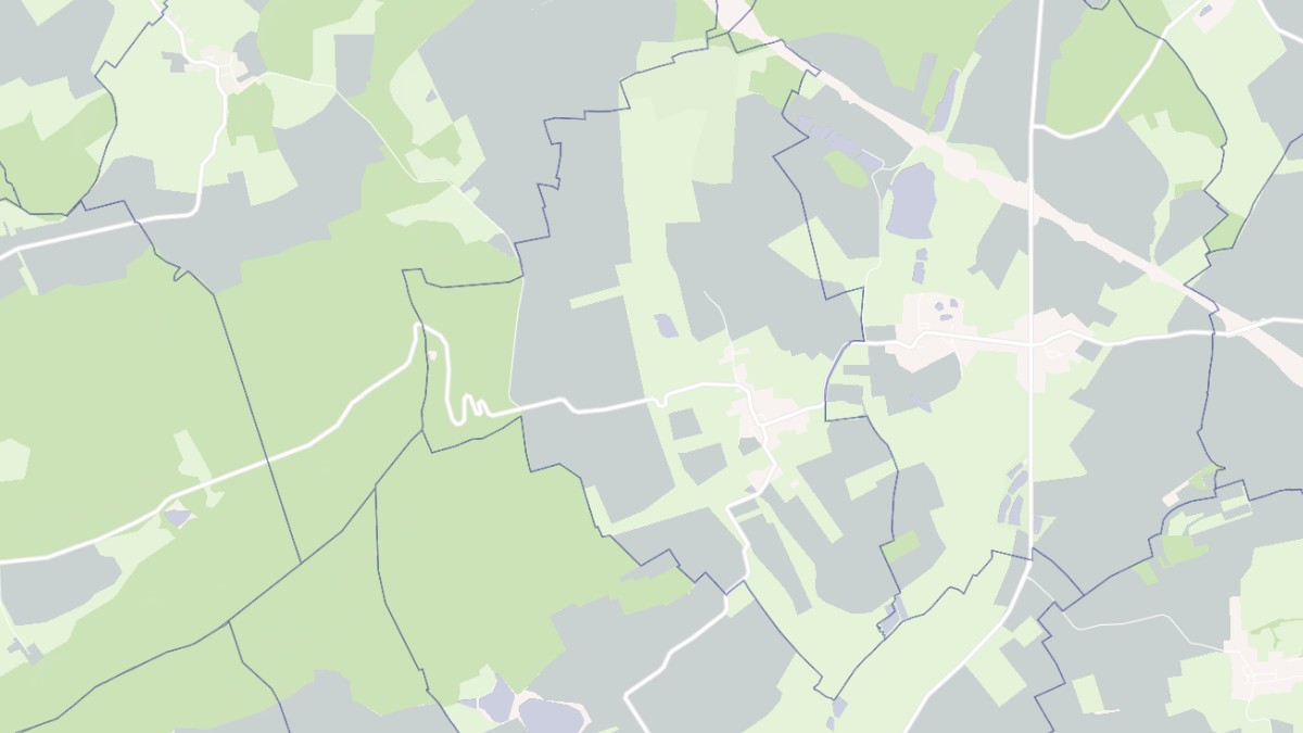 Aperçu cartographique de Guébling, centré sur la commune