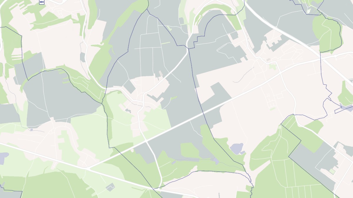 Aperçu cartographique de Guenviller, centré sur la commune
