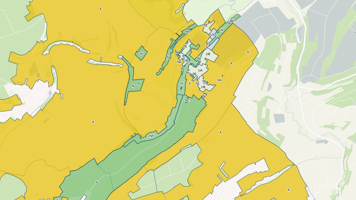 Aperçu cartographique de Guerstling, centré sur la commune