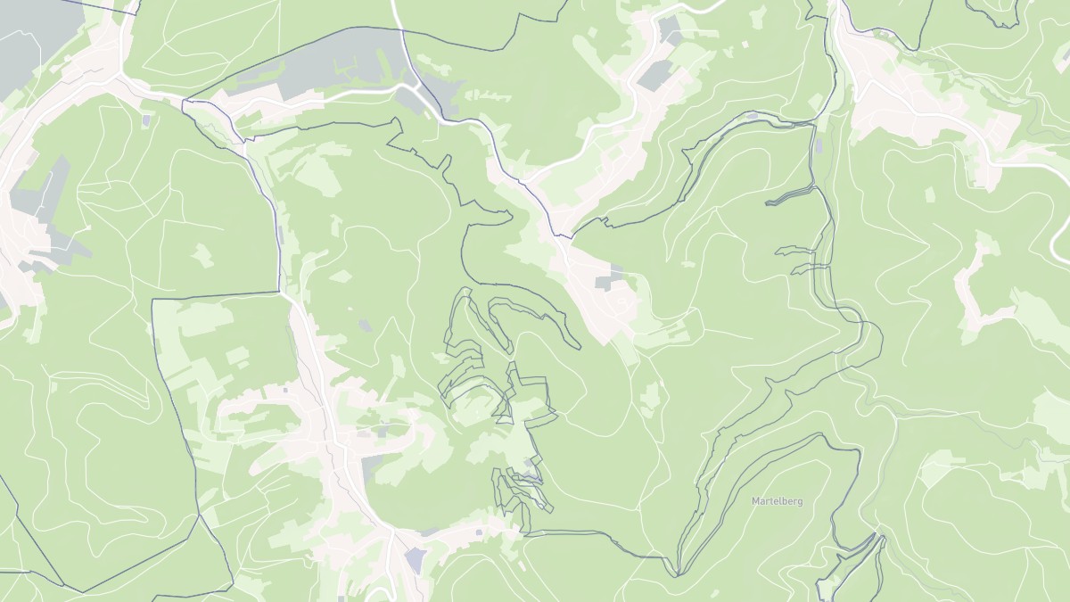 Aperçu cartographique de Harreberg, centré sur la commune