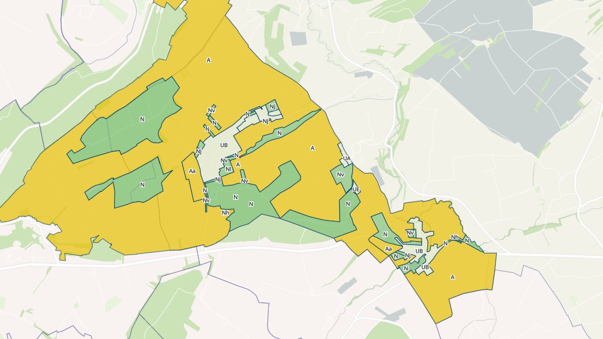 Aperçu cartographique de Heining-lès-Bouzonville, centré sur la commune