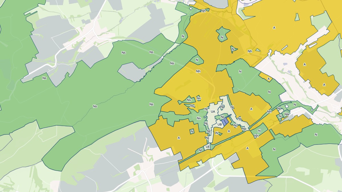 Aperçu cartographique de Hestroff, centré sur la commune