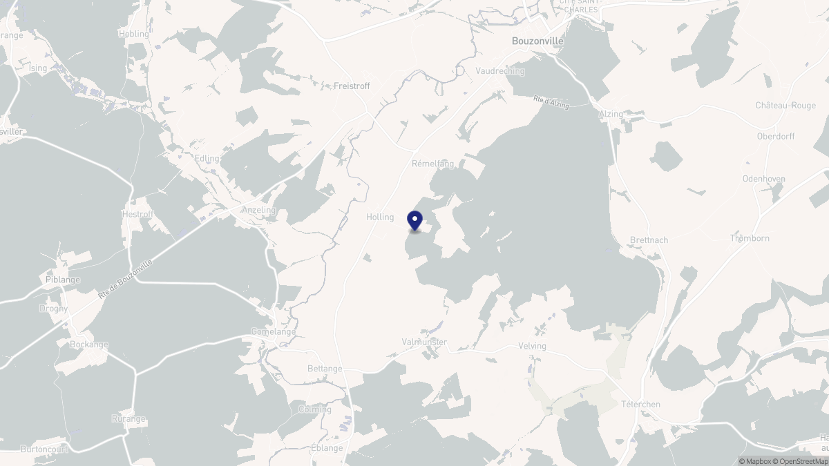 Aperçu cartographique de Holling, centré sur la commune