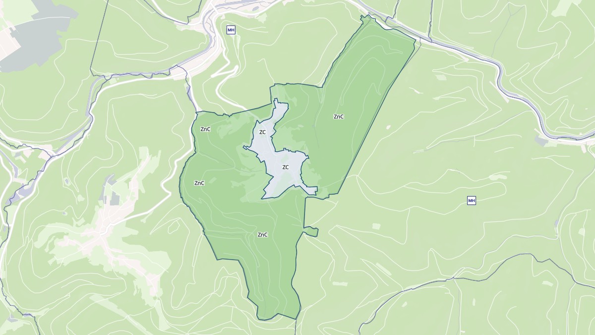 Aperçu cartographique de Hultehouse, centré sur la commune