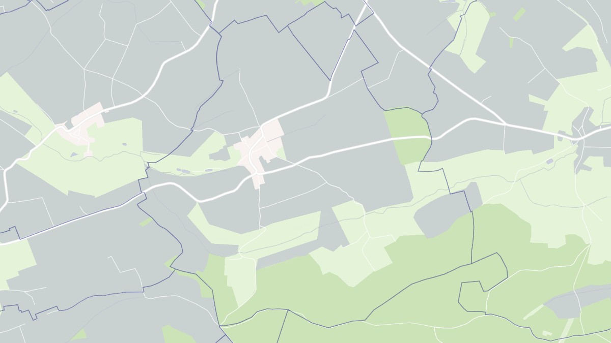 Aperçu cartographique de Jallaucourt, centré sur la commune