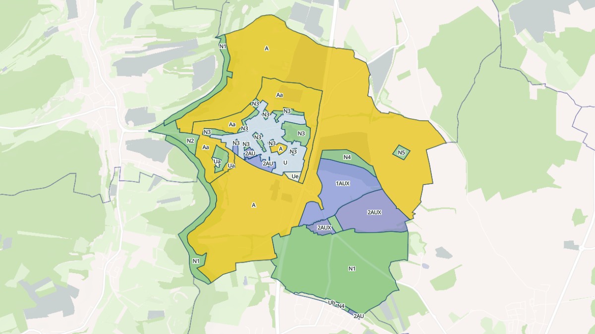 Aperçu cartographique de Kanfen, centré sur la commune