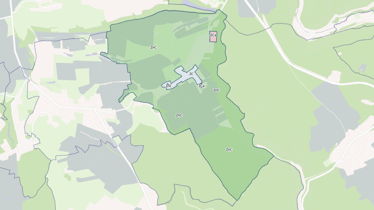 Aperçu cartographique de Lommerange, centré sur la commune