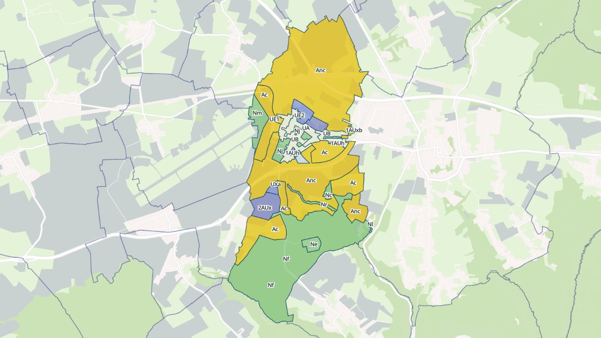 Aperçu cartographique de Mittelbronn, centré sur la commune