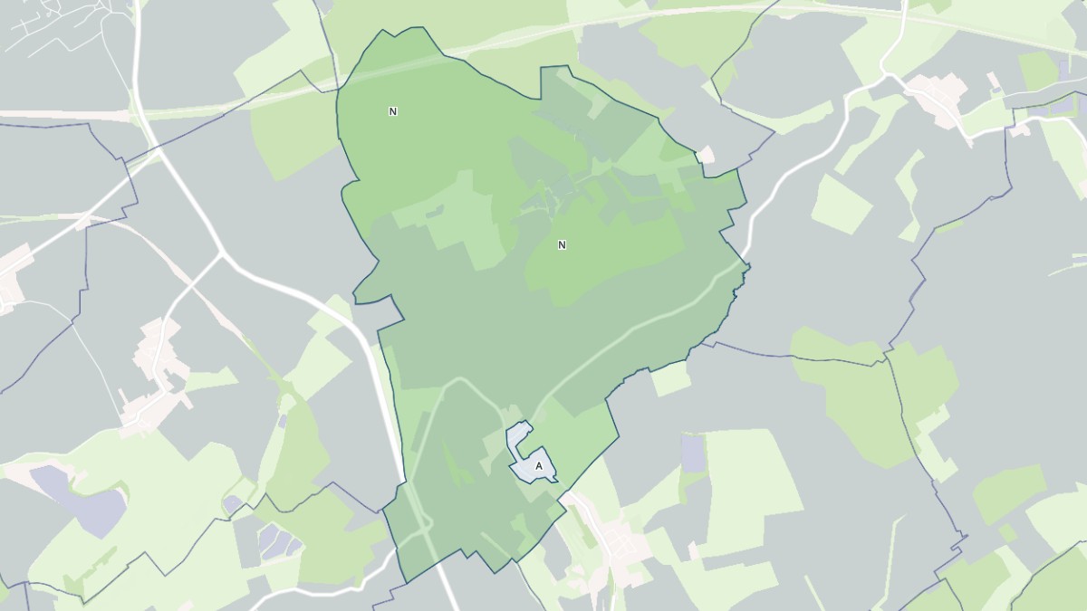 Aperçu cartographique de Moncheux, centré sur la commune