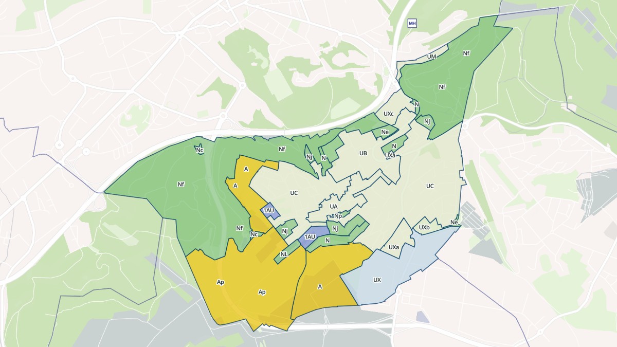 Aperçu cartographique de Œting, centré sur la commune