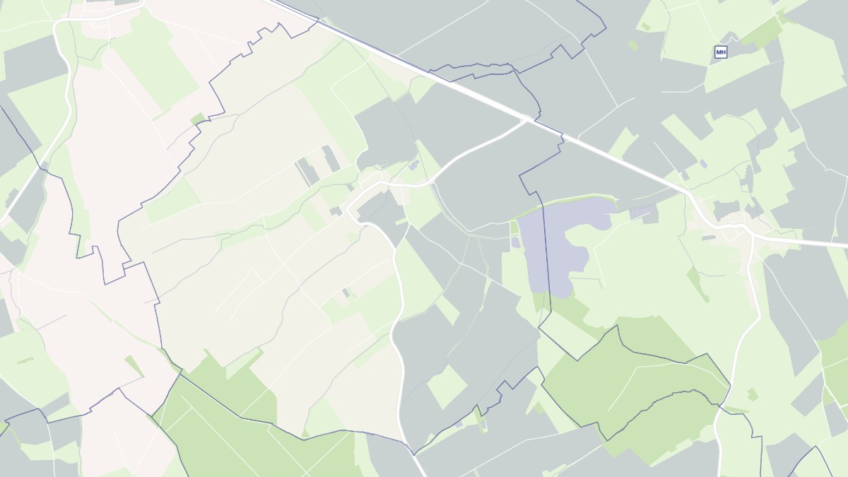 Aperçu cartographique de Ommeray, centré sur la commune