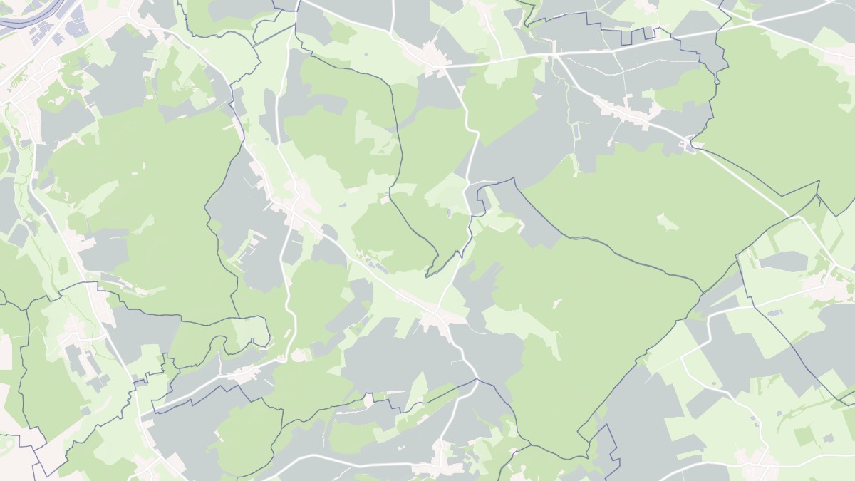 Aperçu cartographique de Oudrenne, centré sur la commune