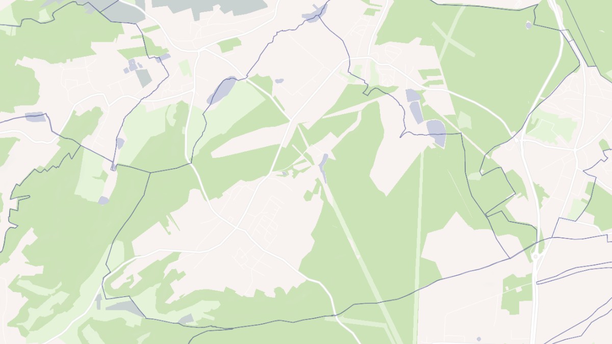 Aperçu cartographique de Porcelette, centré sur la commune