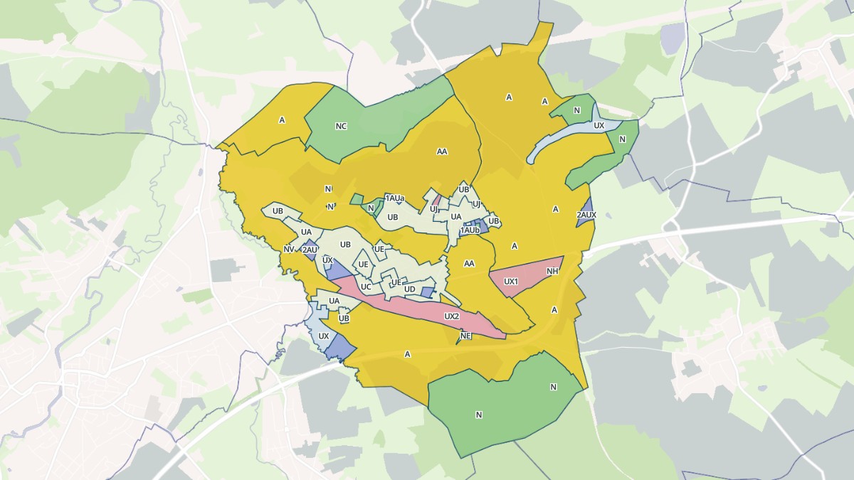Aperçu cartographique de Réding, centré sur la commune