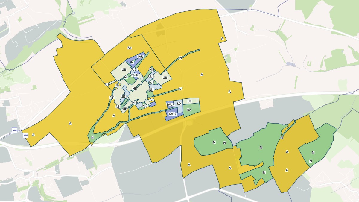 Aperçu cartographique de Retonfey, centré sur la commune