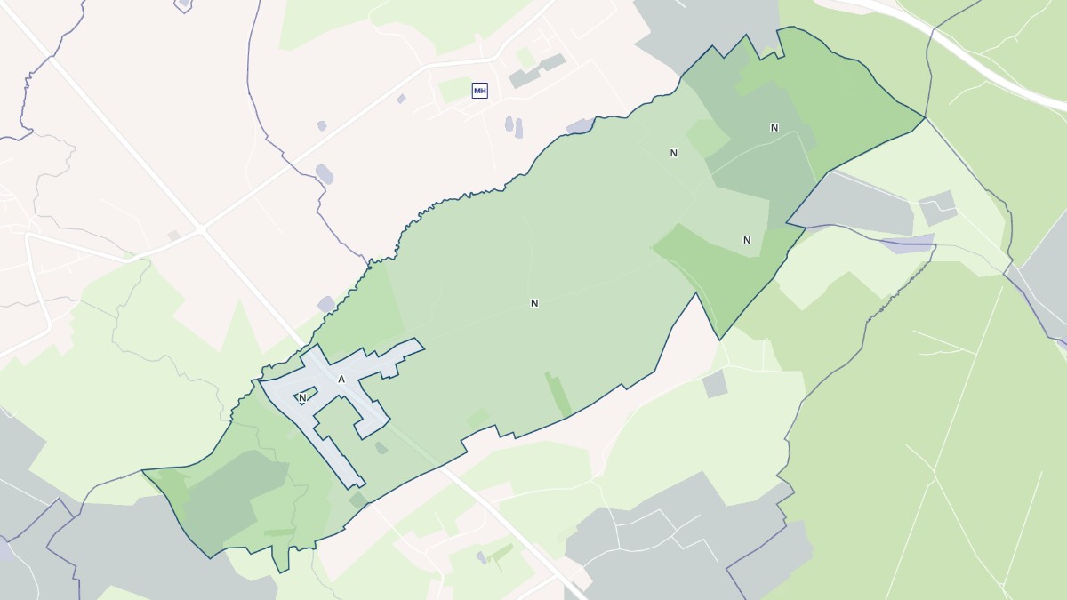 Aperçu cartographique de Richeling, centré sur la commune