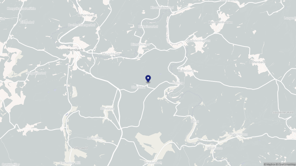 Aperçu cartographique de Rolbing, centré sur la commune
