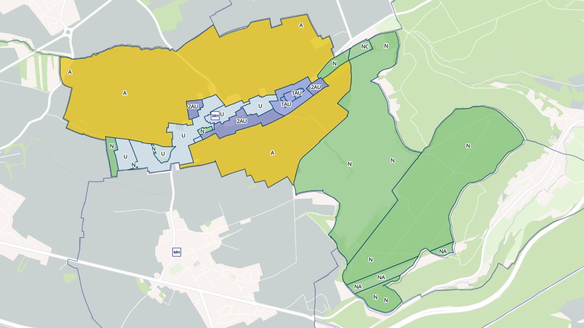 Aperçu cartographique de Roncourt, centré sur la commune