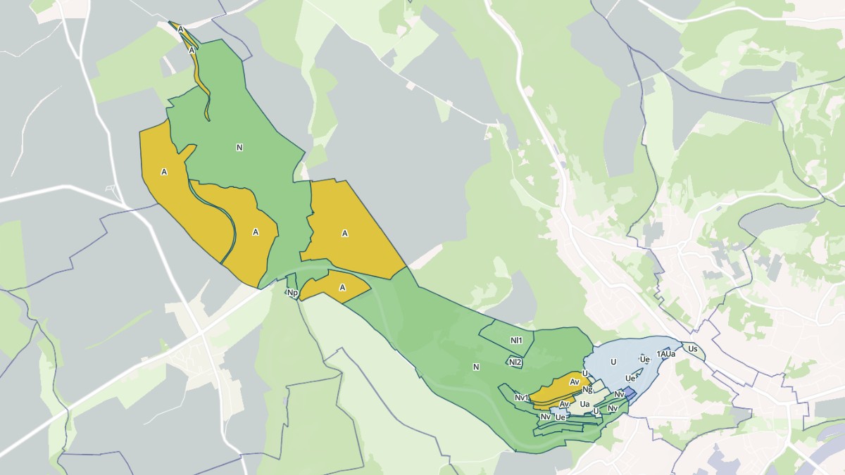 Aperçu cartographique de Rozérieulles, centré sur la commune