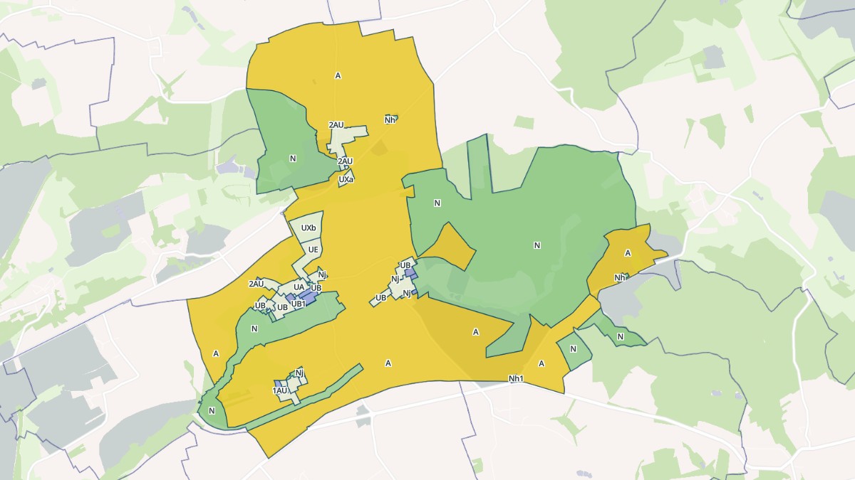 Aperçu cartographique de Sainte-Barbe, centré sur la commune